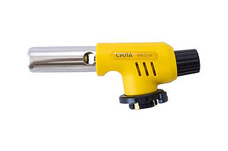 Горілка газова Сила з п'єзопідпалом, артикул 680234, діаметр поршня 20 мм, витрата 95 г/год, температура 1300°C