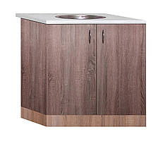 Тумба-мийка (двохдверна) з врізний мийкою зі стільницею 1-ї кат.(складська програма) 0,5 МАКСІ-Меблі