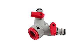 Розподільник Intertool - двоканальний 1/2", з внутрішньою різьбою 3/4" та 1"