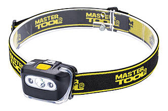 Ліхтар налобний Mastertool — 2LED x 3 Вт x 4 режими 1 шт.