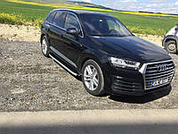 Audi Q7 2015 силовой тюнинг боковые Fullmond TSR Боковые пороги Ауди Ку7