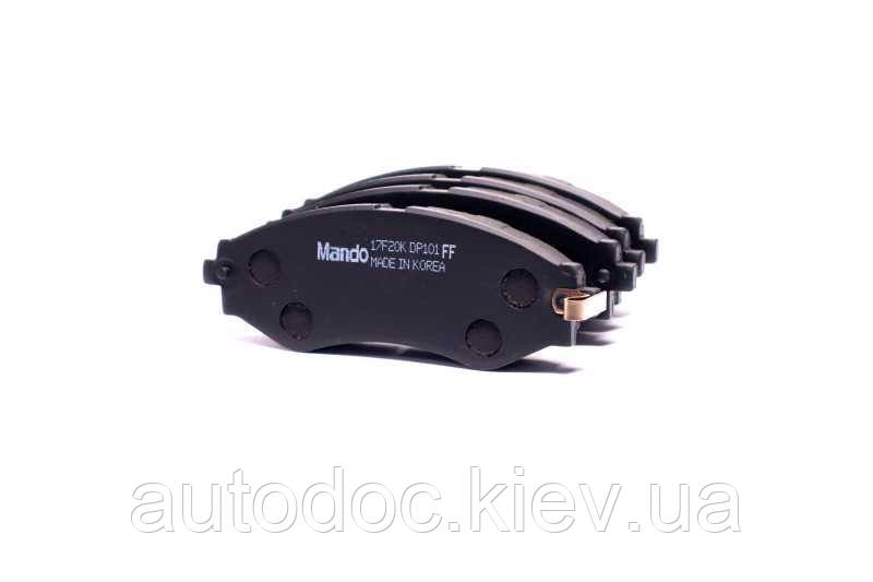 Колодка гальм. диск. CHEVROLET LACETTI передн. (вир-во Mando), арт.MPD19