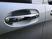Mercedes Vito 2014 Накладки на ручки Кармос нержавейка без чипа TSR Накладки на ручки Мерседес Бенц Вито W447