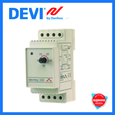 Терморегулятор DEVI DEVIreg™ 330 -10...+10°С