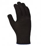 667 Рукавички трикотажні робочі чорні з пвх Долоні унів. 10 клас, фото 3