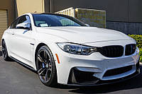 BMW 4-Series F32 Боковые пороги OmsaLine (черная) TSR Тюнинг пороги БМВ 4 Серия Ф32