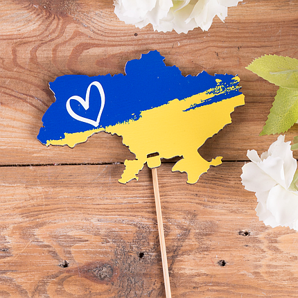 Топпер для торта Карта України, фото 1