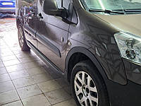 Citroen Berlingo 2008 Пластиковые накладки на арки (1 боковая дверь) TSR Накладки на арки Ситроен Берлинго