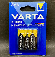 Батарейки Varta SUPER HEAVY DUTY AAA (вугільно-цинкові)