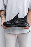 Кросівки чоловічі Adidas чорні весна літо повсякденні стильні легкі молодіжні літні В'єтнам, фото 10