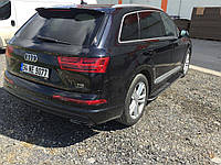 Audi Q7 2015 Декоративные подножки Bosphorus Yeni Black TSR Боковые пороги Ауди Ку7