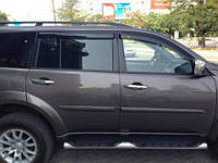 Mitsubishi Pajero Sport (2008-2015) Ветровики (4 шт, HIC) TSR Дефлекторы окон Митсубиси Паджеро Спорт