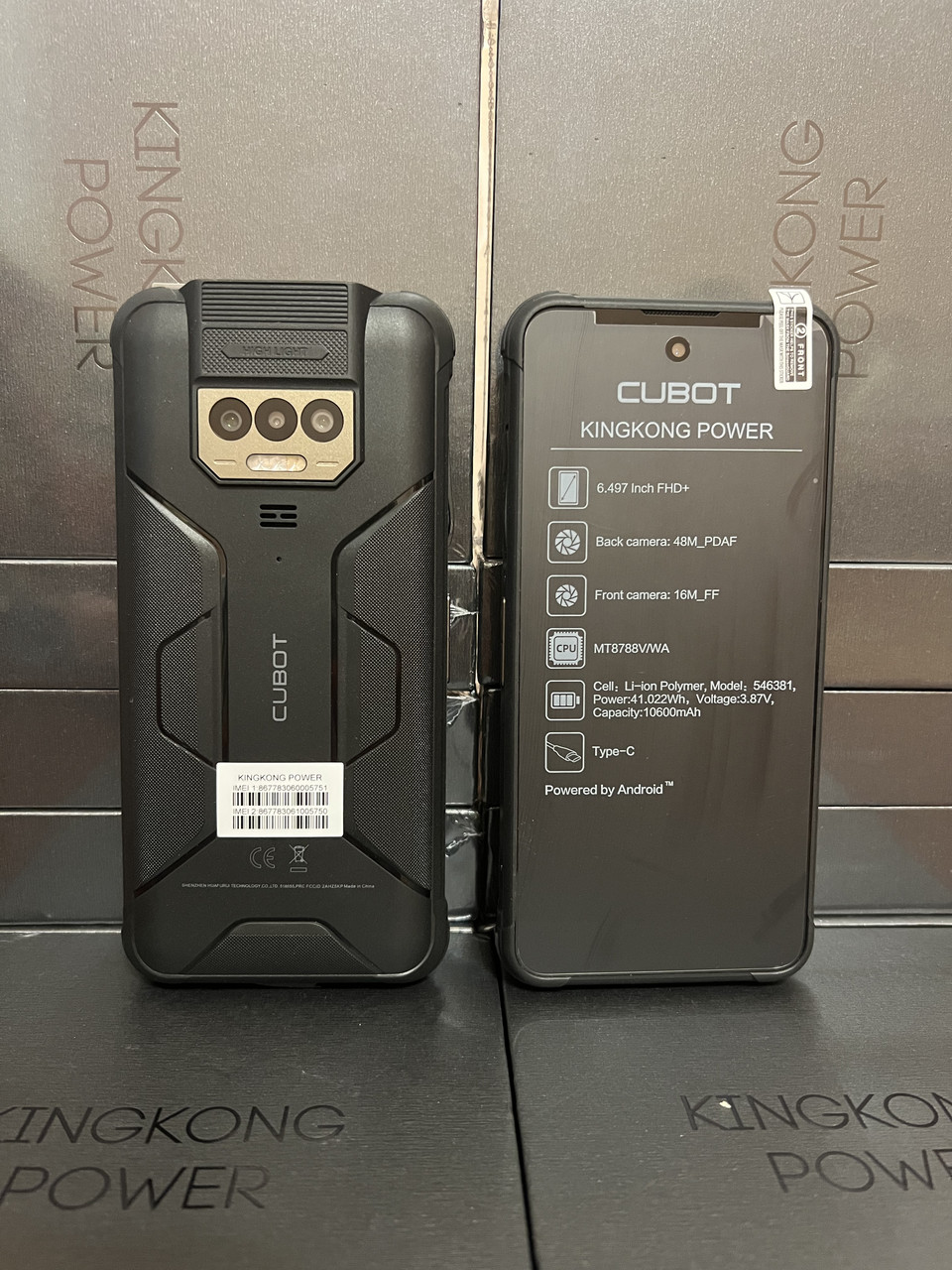 Смартфон Cubot KingKong Power 8/256Gb NFC 10600mAh 33W Android 13 IP68/69K - фото 2 - id-p1867447036