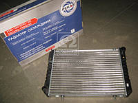 Радиатор охлаждения ГАЗ-2217, 3302 (после 1999г) алюминиевый, 2х ряд, пластик бачки на штырях, НОВОГО ОБРАЗЦА