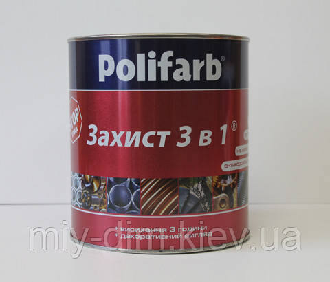 Захист 3 в 1 Св.сіра 0,9кг (RAL7035)