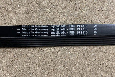 Ремінь 1310 J5 Optibelt чорний для пральних машин, фото 1