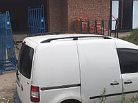 VW CADDY 2010> Рейлінги чорні (Пласт. креп.) максі TSR Рейлінгі Фольксваген Кадді