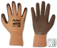 Рукавички Bradas Perfect Grip BROWN коричн./коричн. латекс р. 9 / RWPGBR9 Bradas