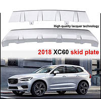 Volvo XC60 2017" Передня та задня накладки 2 шт TSR Тюнінг переднього бампера Вольво XC60