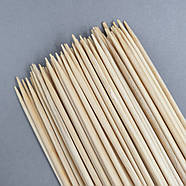 Дерев'яні шпажки (бамбукові палички) 20 см — 100 шт., фото 2