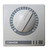 Терморегулятор CEWAL RQ Frost 01 16A з поворотною ручкою
