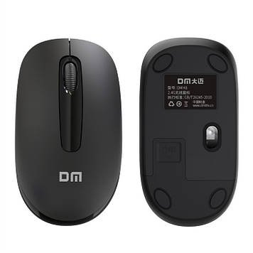 Комп'ютерна бездротова миша DM K6 2.4G Чорна