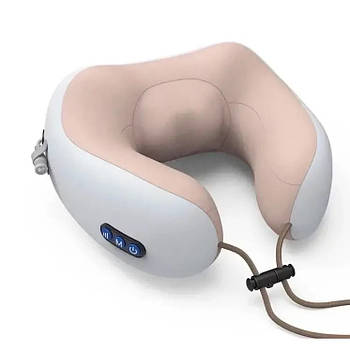 Бездротова масажна подушка для шиї Портативний масажер дорожній Massage Pillow