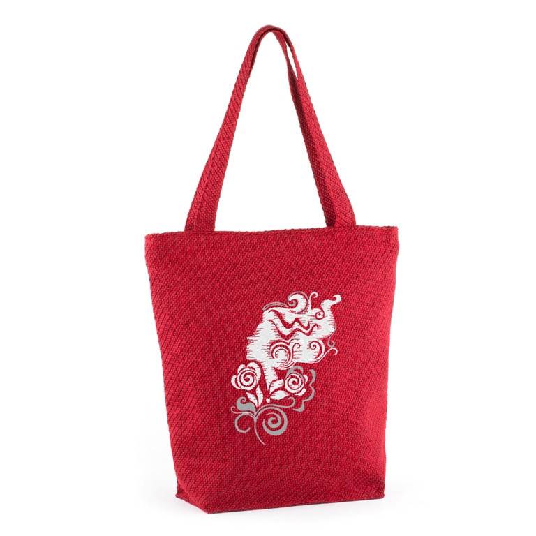 Сумка стандарт ріжка Дівчина з кучерями, фото 1