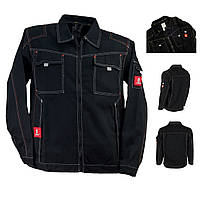 Спецодежда мужская куртка черная рабочая защитная униформа спецовка роба для работников польша urgent