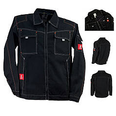 Спецодяг чоловіча куртка чорна робоча захисна уніформа спецівка для працівників польша urgent