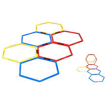 Тренувальна підлогова сітка гексагональна WCG 1 шт., фото 2