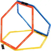 Тренувальна підлогова сітка гексагональна WCG 1 шт., фото 4