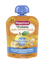 Nutrimune Пюре из яблок, бананов со злаками Plasmon 85г