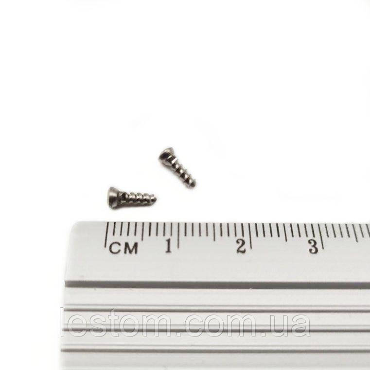 Мікрогвинт D = 2,0 мм, 7мм, титан, під шестикутник