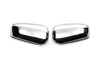 Renault Kangoo/Express 2021 гг. Накладки на зеркала (2 шт, нерж.) TSR Накладки на зеркала Рено Кангу Экспресс
