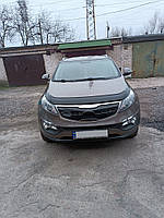 Kia Sportage 2010-2015 Зимняя решетка радиатора глянцевая (верхняя) TSR Зимние заглушки КИА Спортейдж