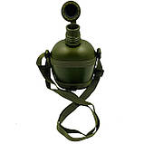 Фляга НАТО 1л + пояс через плече у подарунок, фото 2