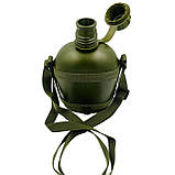 Фляга НАТО 1л + пояс через плече у подарунок, фото 5