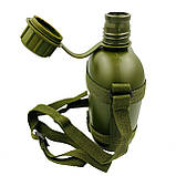 Фляга НАТО 1л + пояс через плече у подарунок, фото 6