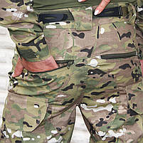 Штани військові літні з наколінниками тактичні для ЗСУ Мультикам РІП СТОП, брюки армійські, розмір 46-62, фото 6
