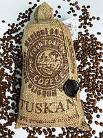Авторский купаж 30%70% итальянского кофе в зернах TUSKANI 1 кг