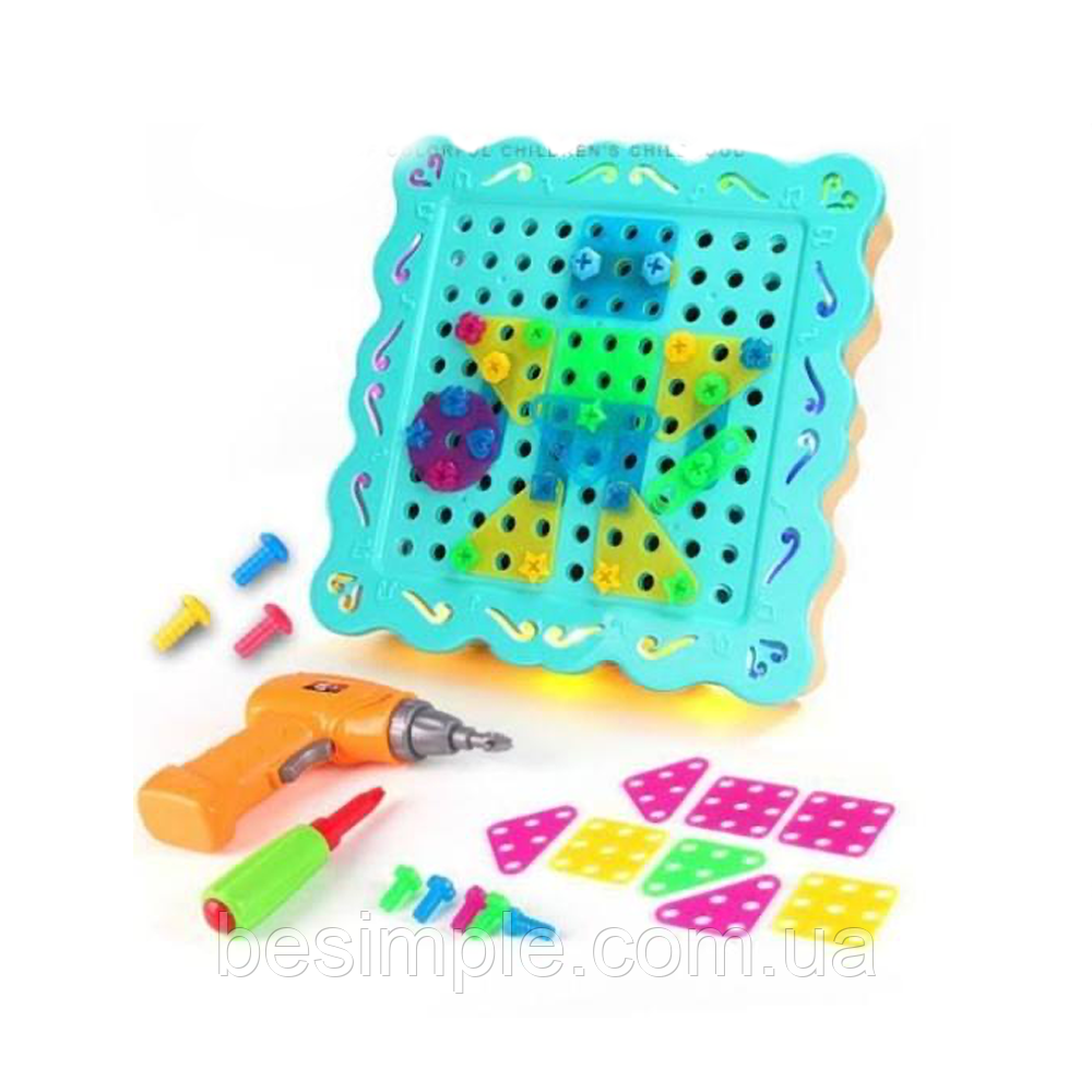 Конструктор Tu Le Hui "Diy Light Puzzle" 200 деталей 12LED TLH-19