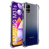 Чохол Fiji Proof для Samsung Galaxy M31s (M317) бампер з посиленими бортами Transparent