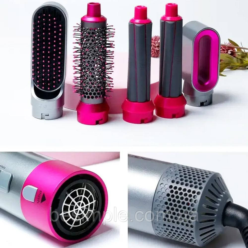 Купить Фен-стайлер 5в1 Hot Air Styler с насадками для завивки и ...
