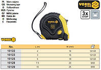 Рулетка Польша 3 фиксатора l=5 м w=19 мм VOREL-10125