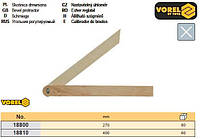 Угломер Польша VOREL малка дерево 400 мм VR-18810
