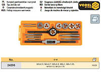 Набір плашки мітчики 16шт VOREL-24295