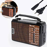 Мощный портативный радиоприемник 220В, GOLON RX-608 / Радио на батарейках FM AM SW