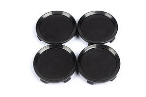 Ковпачки в титанові диски універсальні чорні 57/52 мм
