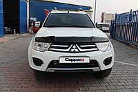 Mitsubishi L200 2006-2015 Дефлектор капота EuroCap TSR Дефлектор на капот Митсубиси Л 200